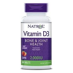 Natrol Vitamin D3 Fast Dissolve - Витамин D | 90 tabs (1333)