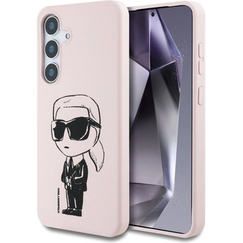 KARL LAGERFELD Калъф Karl Lagerfeld Silicone Graffiti Ikonik Printed Logo MagSafe Samsung Galaxy S25 розов (3666339449872)