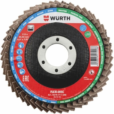 Würth Lamelový brusný kotouč 115 mm G60 057871158006