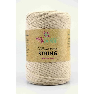 ReTwisst Macrame String 5 mm 08 béžová