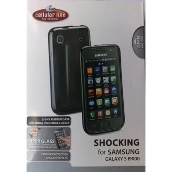 Samsung Силиконов калъф за Samsung Galaxy S черен Shoking