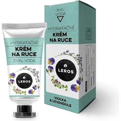 Leros krém na ruky živel Voda s fialkou a levanduľou 30 ml