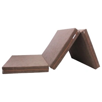 e-matrace.com Skládací matrace pro hosty 8 cm hnědá