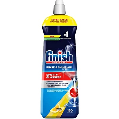 Finish лимон изплакваща течност гланц за съдомиялна 800 мл