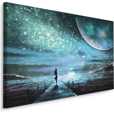 Plátno Moře A Molo Ve Fantasy Stylu Varianta: 120x80