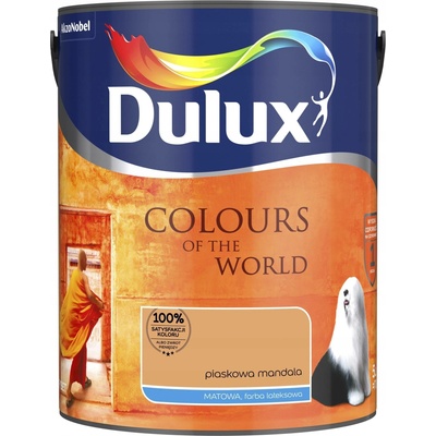DULUX SVĚTA LATEXOVÁ NA ZEĎ Písková Mandala 5L