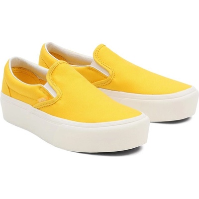 Vans UA Classic Slip on Platform (TWILL) FREESIA/BLANC DE BLANC
