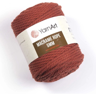 Yarn Art Macrame Rope 5 mm 785 cihlová