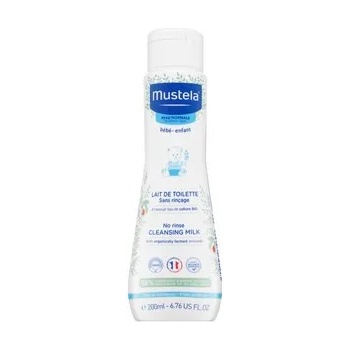Mustela Bébé No-Rinse Cleansing Milk почистващо мляко за деца 200 ml