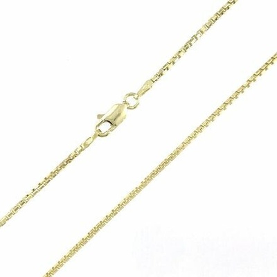 InfinitySilver Strieborná pozlátená retiazka box chain 1702030G60