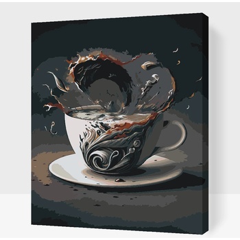 Vymalujsisam.sk Maľovanie podľa čísiel Kávové tsunami