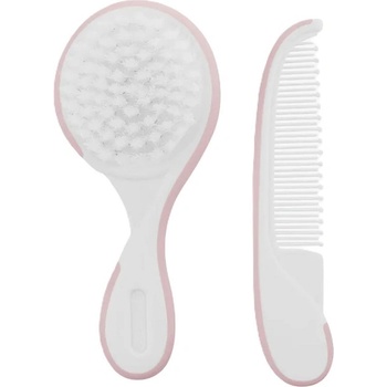 KikkaBoo Комплект гребен и четка за коса KikkaBoo - Utility, Pink (31303040110)