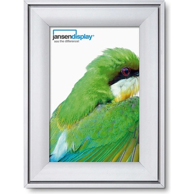 Jansen Display Klaprám COMPASSO A4 ostrý roh profil 37 mm voděvzdorná folie, 264 x 351 mm
