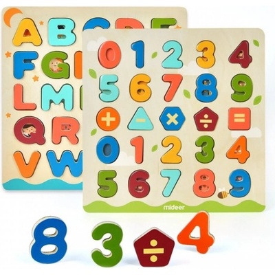 Mideer vkládací puzzle Čísla