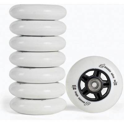 Fila 90 mm 83A set 8ks + ložiska Abec 9 + alu spacer 8mm