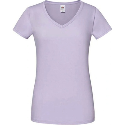 Fruit of the Loom Dámske bavlnené triko 61 444 0 Soft Lavender