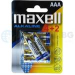 Maxell Алкална батерия MAXELL LR03 AAA 1, 5V /4+2 бр. в опаковка (ML-BA-LR03-4plus2) - Allstore