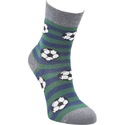 RS Chlapčenské ponožky Futbal modrá/zelená