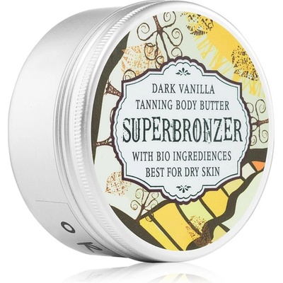 Oranjito Bio Dark Vanilla Superbronzer opalovací máslo do solária 100 g