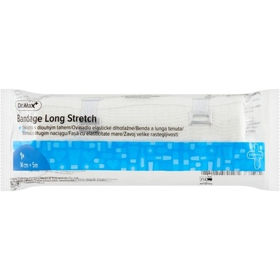 Dr. Max Ovínadlo elastické dlhoťažné so svorkami 14 cm x 5 m