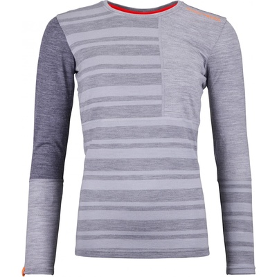 Ortovox Дамско мериносово термобельо Ortovox Women's 185 Rock'N'Wool Long Sleeve Merino base layer - Grey Blend (115-1518-0412)