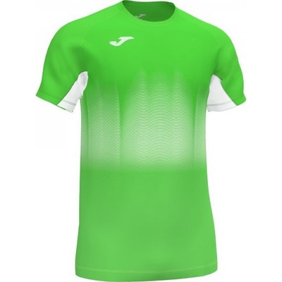 Joma Bežecké tričko Elite VII T-Shirt fluor green white