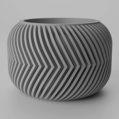 Kvetináč Ervon Priemer otvoru: 200-220mm, Farba produktu: Šedá