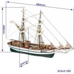 Occre Aurora 1: 65 комплект