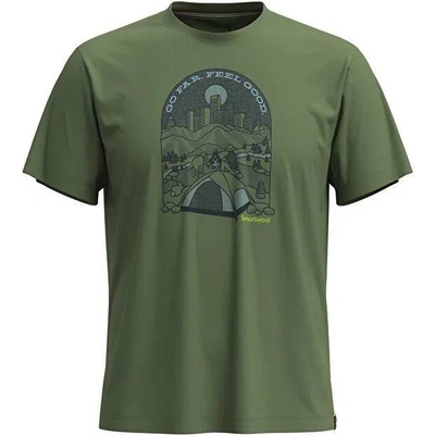 Smartwool STREETS TO PEAKS GRAPHIC SS TEE fern green