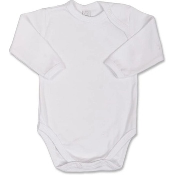 Bobas Fashion Kojenecké body s dlouhým rukávem bílé