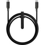 Nomad Здрав кевларен USB-C към USB-C кабел за MacBook и устройства с USB-C порт (150 см) - Nomad Kevlar USB-C to USB-C Charging Cable 240W (черен) (NM014964858)
