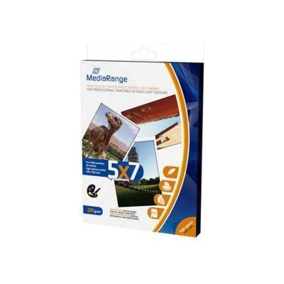 MediaRange Фото Хартия MediaRange MRINK114 A6 130x180mm 5x7 Photo Paper за мастилено-струйни принтери, high-glossy coated, 220g, 50 sheets / страници