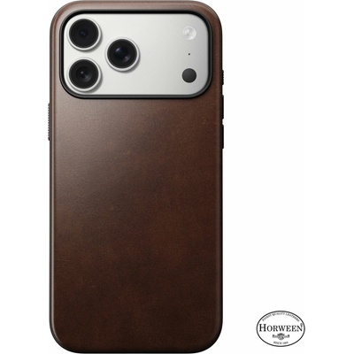 Nomad Modern Leather Case Rustic Brown (Horween) iPhone 17 Pro Max NM014247858