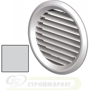 Image 1 of VENTS РЕШЕТКА mv 100bvs ф100/ф128 СИВА (30570)