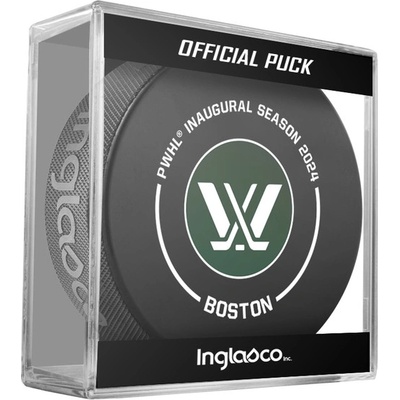 Inglasco / Sherwood Puk PWHL Boston 2024 Inaugural Season Official Game Hockey Puck