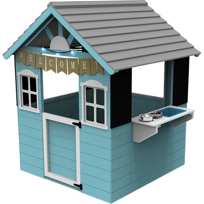 Ginger Home Детска дървена къщичка за игра Ginger Home - С кухня (2351)