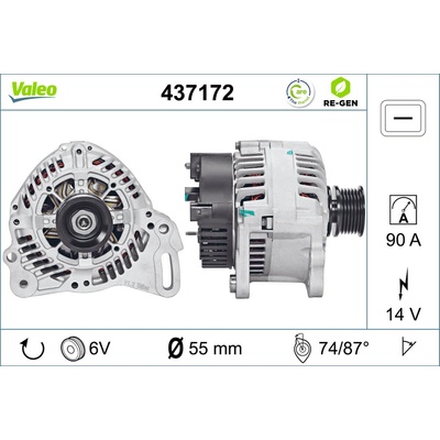 VALEO Alternátor 437172