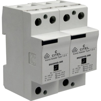 Tracon Zvodič prepätia typ 1+2+3 25 kA 2P DS252VG-300 Citel