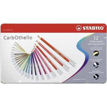 STABILO Pastely CarbOthello/12ks plech
