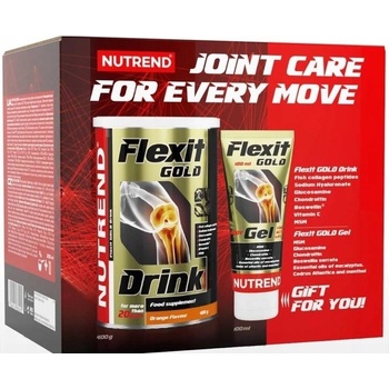 Nutrend Flexit Drink Gold, 400g+Flexit GEL Gold, 100ml