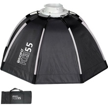 Triopo softbox K3-55 s držiakmi Bowens voština mriežka 55 cm