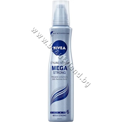 Nivea Пяна за коса Nivea Styling Mousse Mega Strong, p/n NI-86931 - Пяна за коса за много силна фиксация (NI-86931)