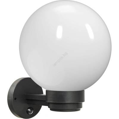 Brilagi - Външно стеннo осветително тяло с сензор HARBOR 1xE27/40W/230V IP33 антрацит/бяло (BG3644)