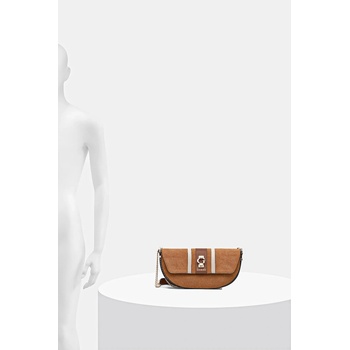 GUESS Велурена чанта Guess ERENIA в кафяво HWSB78 38210 (HWSB78.38210)