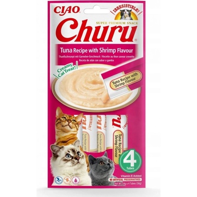 INABA Churu Tuna with shrimp flavour 4 x 14 g