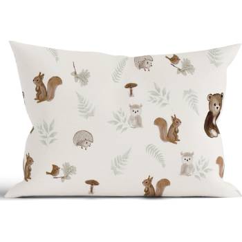 MKLozkoviny.sk bavlna Renforcé Medvedík v lese 50 x 70 cm