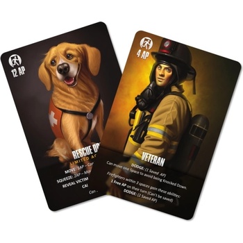 Indie boards and cards Flash Point Veteran and Rescue Dog