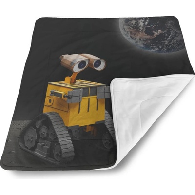 Sablio Detská deka pre bábätko Wall E robot Měsíc