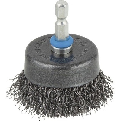 Kefa drôtená do vŕtačky hrniec 75mm, stopka 6mm