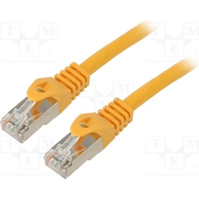 Lanberg PCF6-10CC-0500-Y patch, RJ45, cat.6, FTP, 5m, oranžový